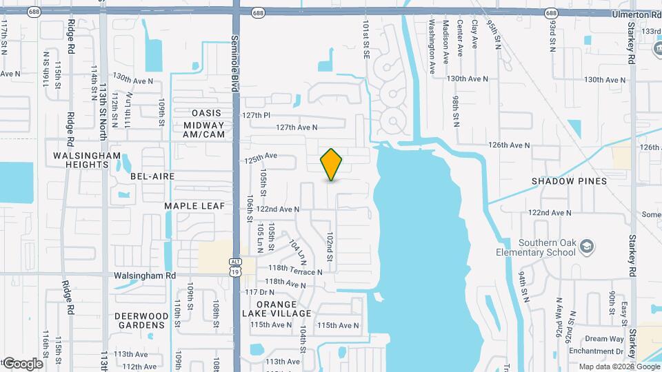 12343 102nd St Map and Location Details