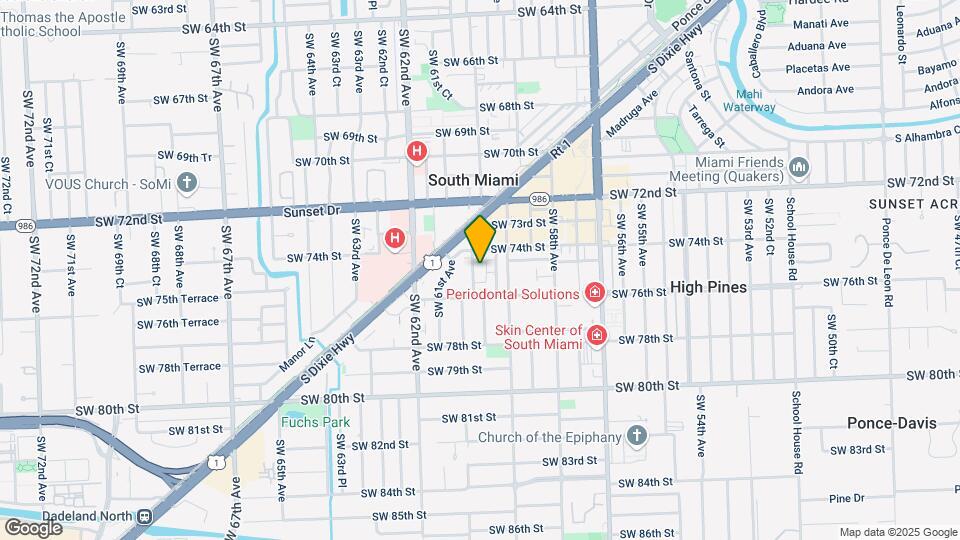 Sunset House Apartment Map and Location Details