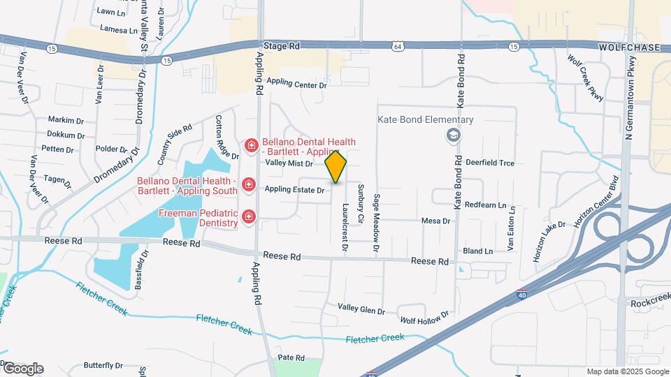 2636 Appling Crest Dr Map and Location Details