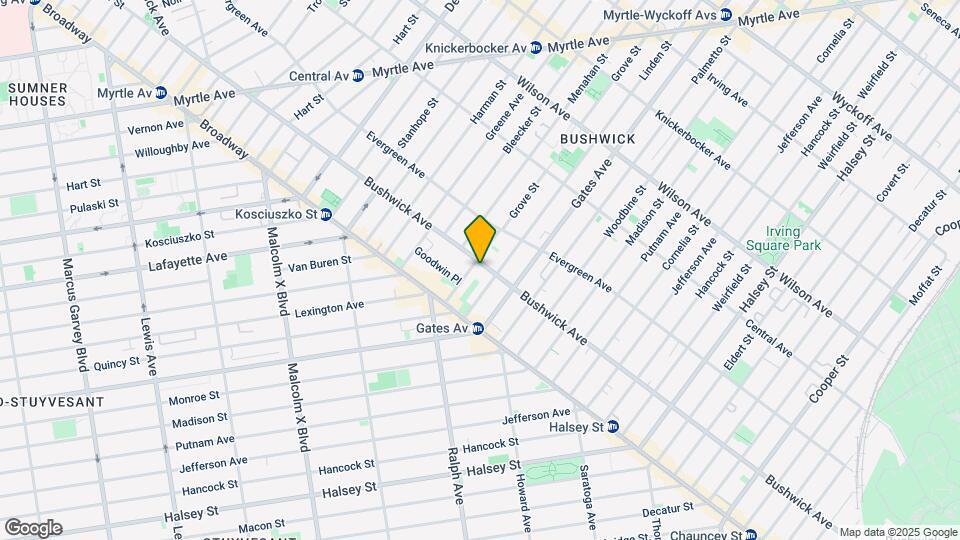 1006 Bushwick Ave Mapa y Detalles de la Ubicación