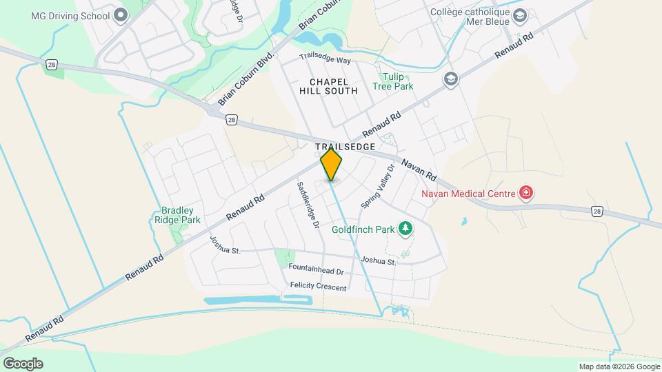 390 Rolling Meadow Crescent Map and Location Details