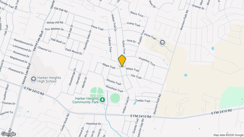 1809 Indian Trail Dr Map and Location Details