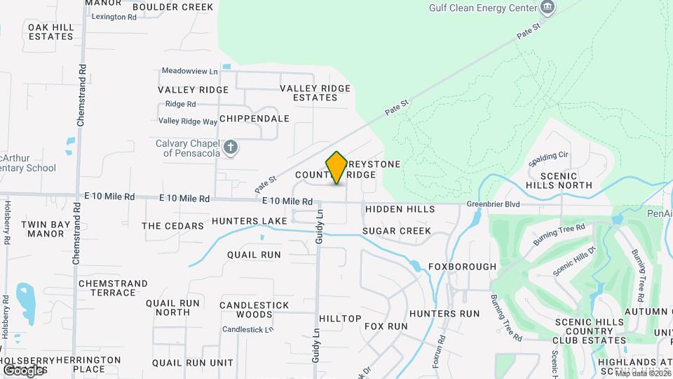 1033 Waterford Ln Map and Location Details