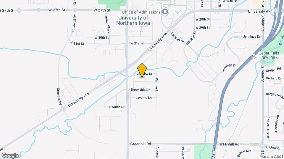 1505 Springbrook Dr Map and Location Details