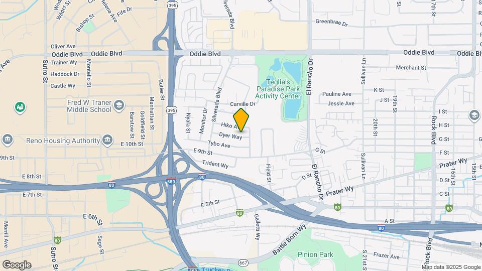 2635 Dyer Way Mapa y Detalles de la Ubicación