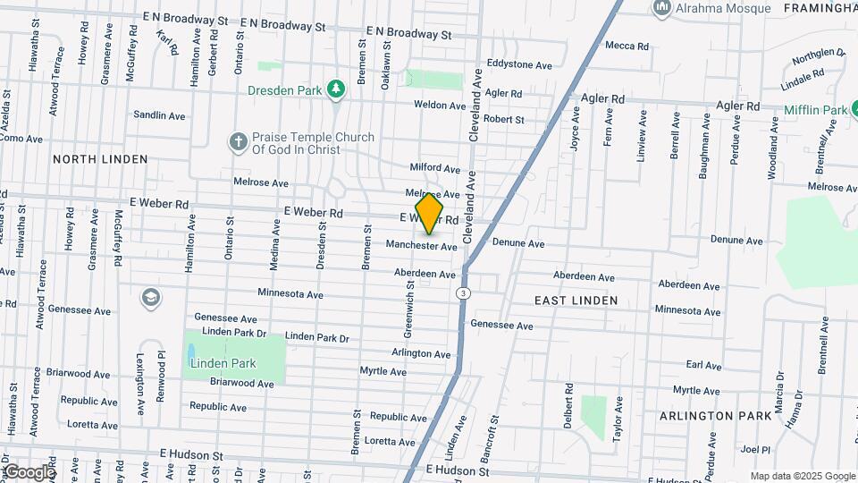 1670 Manchester Ave Map and Location Details