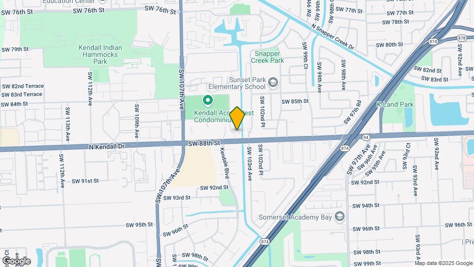 10355 N Kendall Dr Map and Location Details