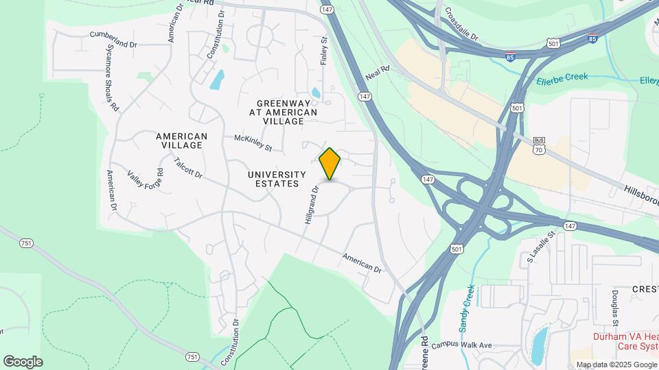 3805 Hillgrand Dr Map and Location Details