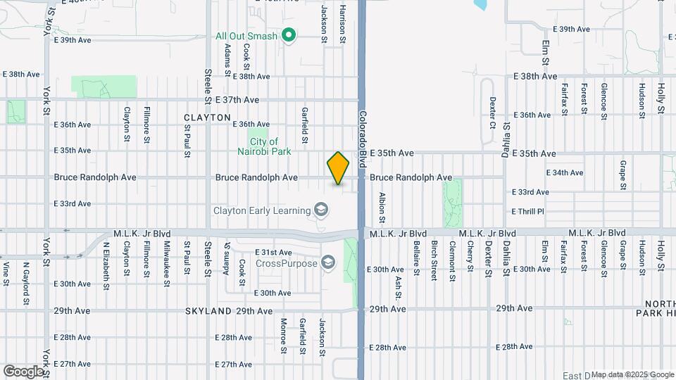 3349 N Harrison St Map and Location Details