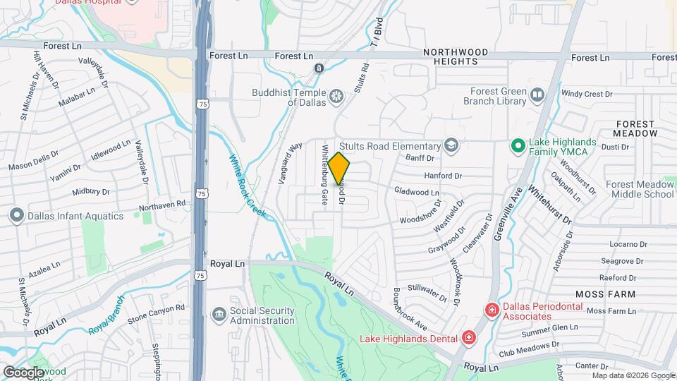 9227 Pinewood Dr Map and Location Details