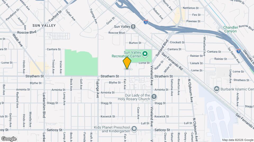 8016 Fair Ave Map and Location Details