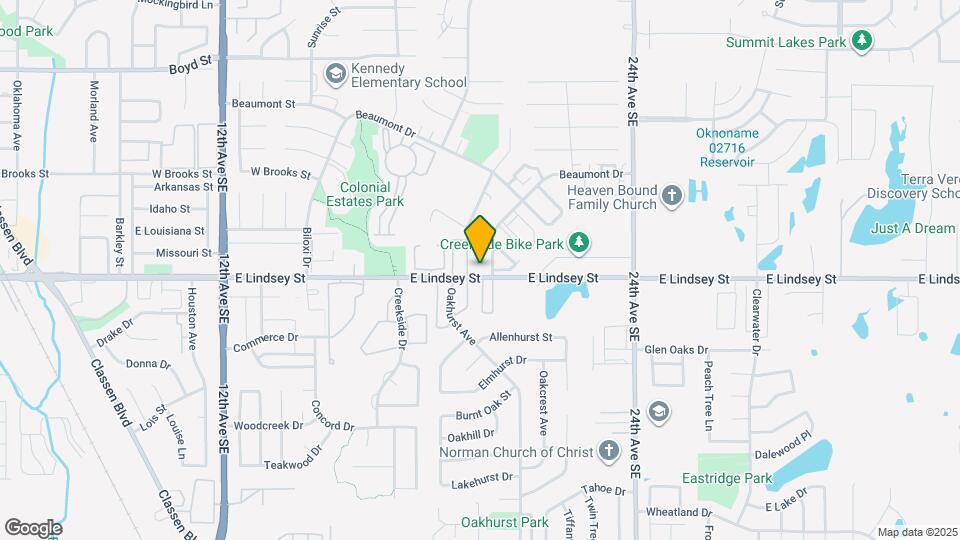 1116 Brandywine Ln Map and Location Details