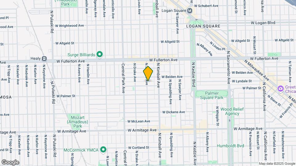 2233-2239 N Saint Louis Ave Map and Location Details