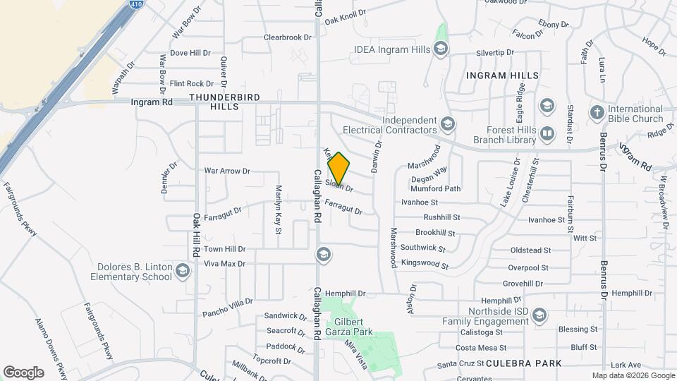 5836 Sloan Dr Map and Location Details