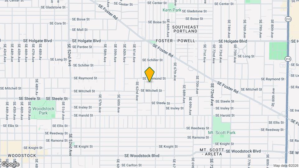 5103 SE 64th Ave Map and Location Details