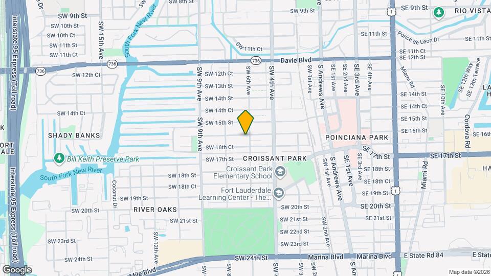 606 SW 16th St Map and Location Details
