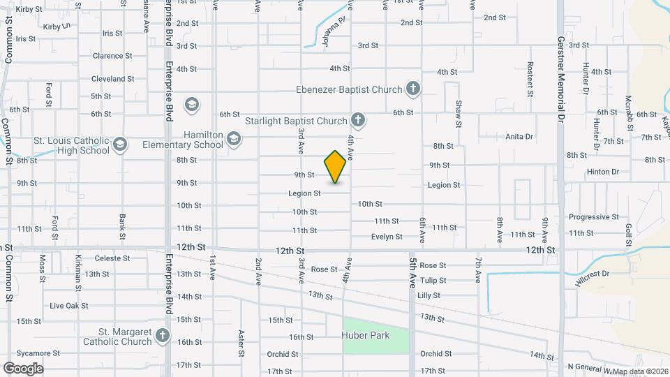 1915 Legion St Map and Location Details