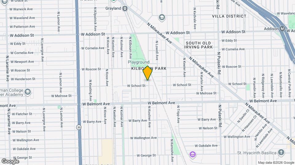 3312 N Kostner Ave Map and Location Details
