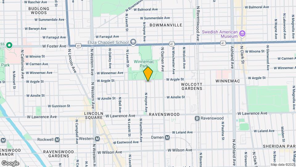 4949 N Hoyne St Map and Location Details