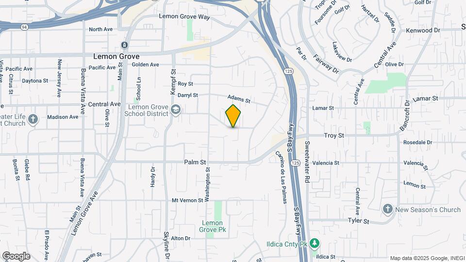 8315 Lincoln St Map and Location Details