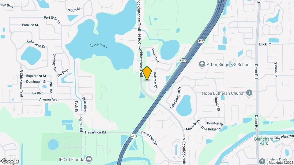 2617 Delcrest Dr Map and Location Details