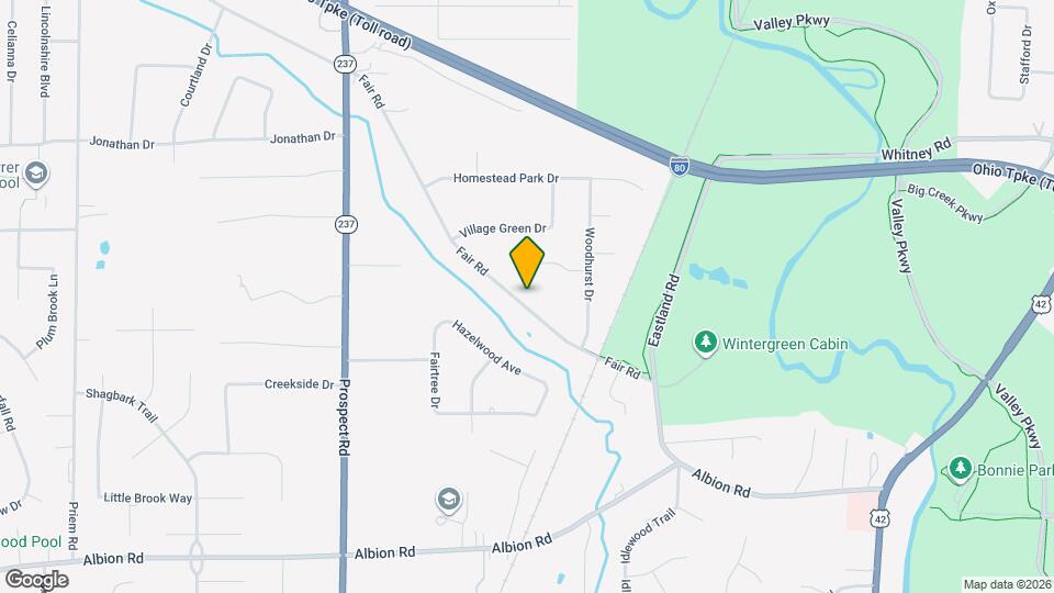 9801 Fair Rd Map and Location Details