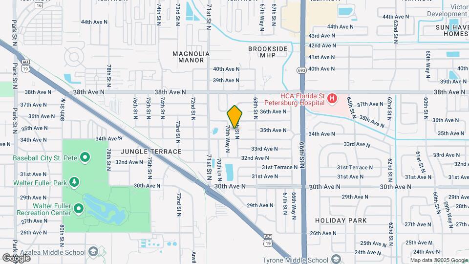 3462 70th St N Map and Location Details