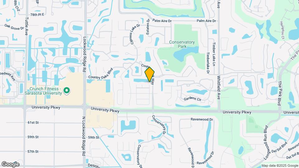 8321 Brandeis Cir E Map and Location Details