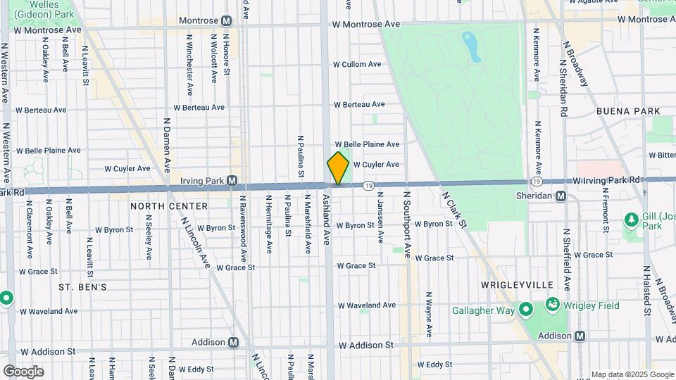 1521-1523 W Irving Park Rd Map and Location Details