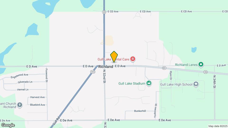 9097 E D Ave Map and Location Details