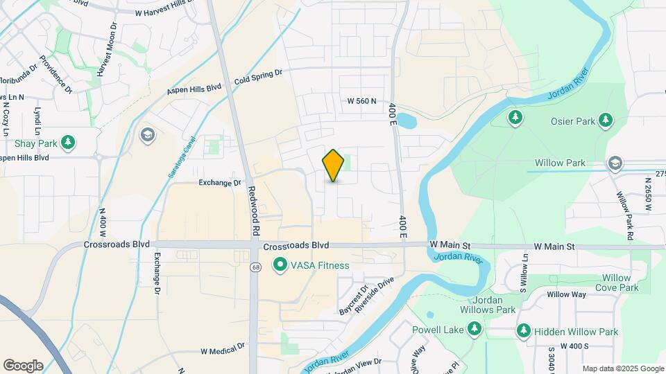 1547 N August Dr Map and Location Details