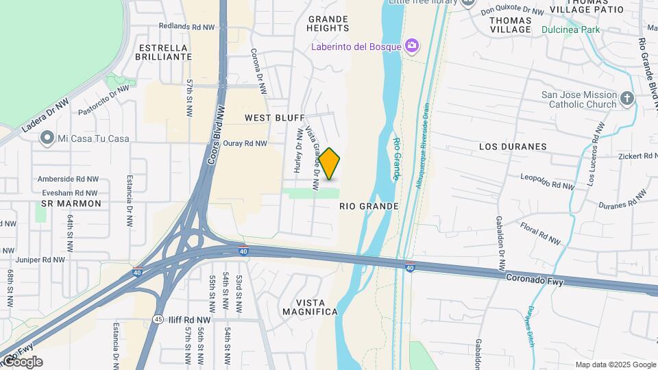 2424 Vista Grande Dr NW Mapa y Detalles de la Ubicación