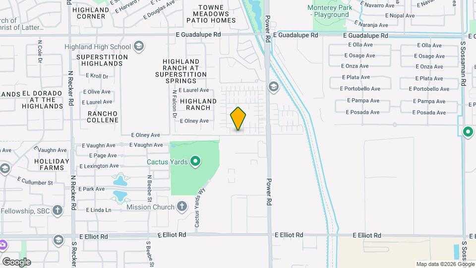 4675 E Olney Ave Map and Location Details