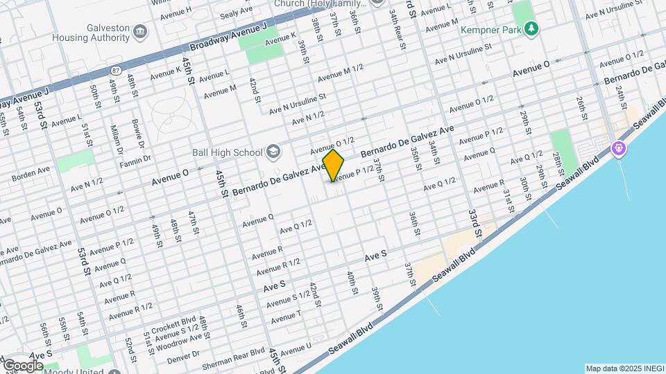 3917 Avenue P 1/2 Map and Location Details