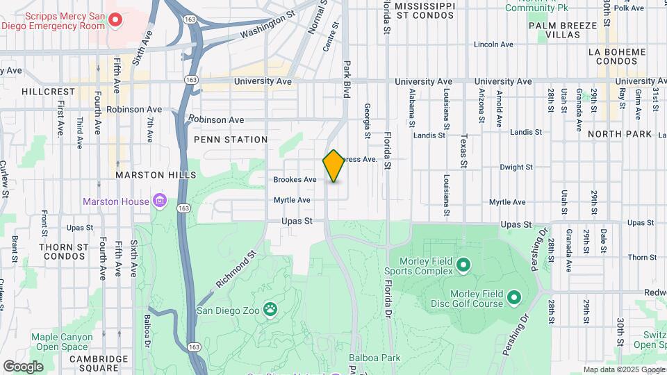 3531 Park Blvd Map and Location Details