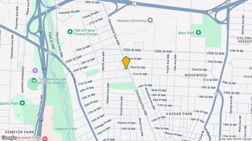 1106 NW 22nd St NW Map and Location Details