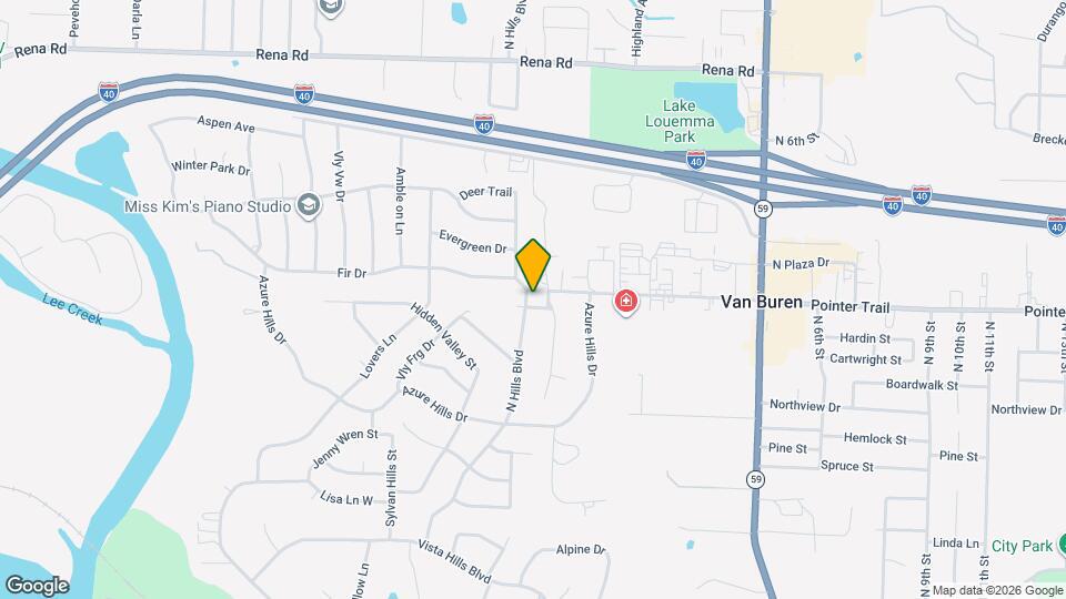 408 W Pointer Trail Mapa y Detalles de la Ubicación