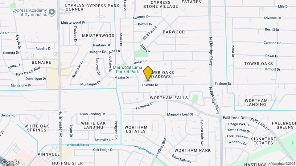 12914 Foxburo Dr Map and Location Details