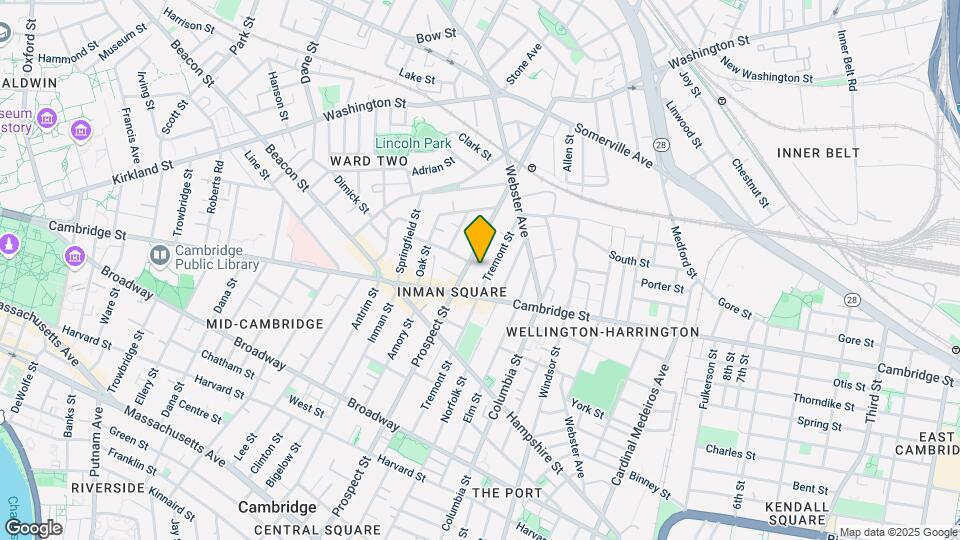 135 Tremont St, Unit 5B Map and Location Details