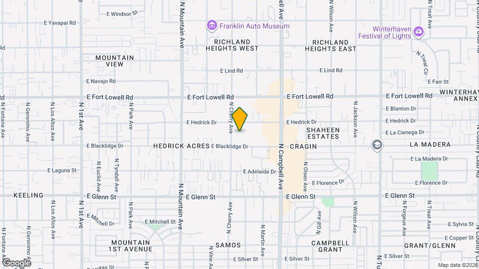 3052 N Cherry Ave Map and Location Details