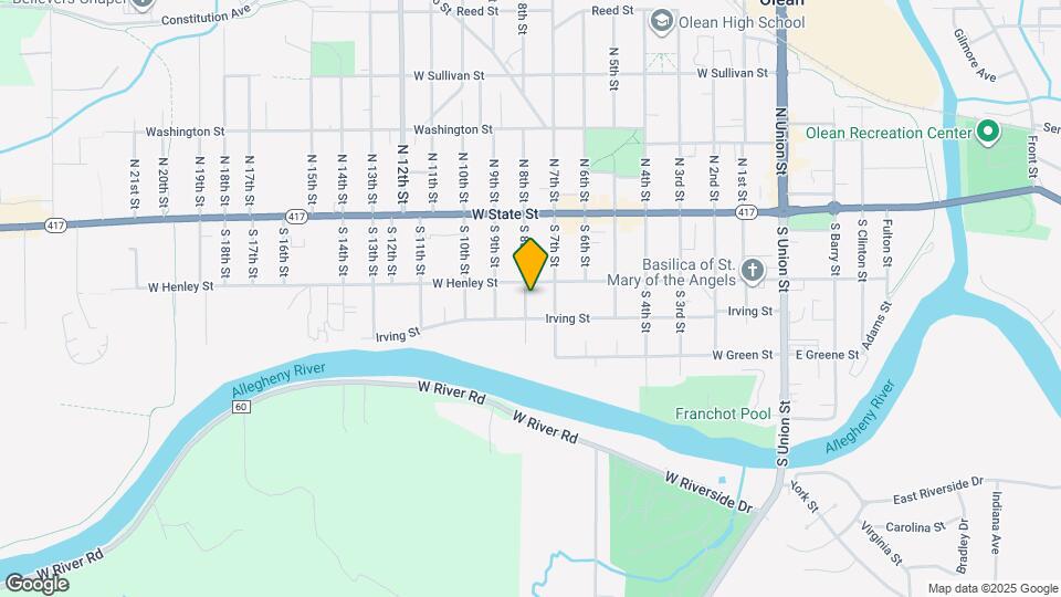 205 S 8th St Map and Location Details