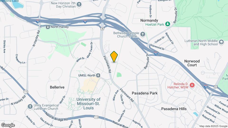 University Villa Apartments Map and Location Details