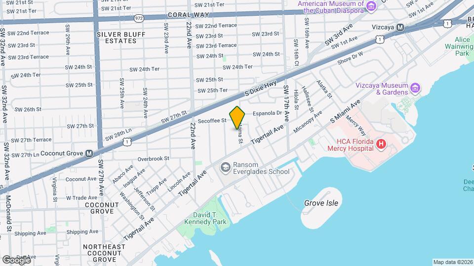 2850 Natoma St Map and Location Details