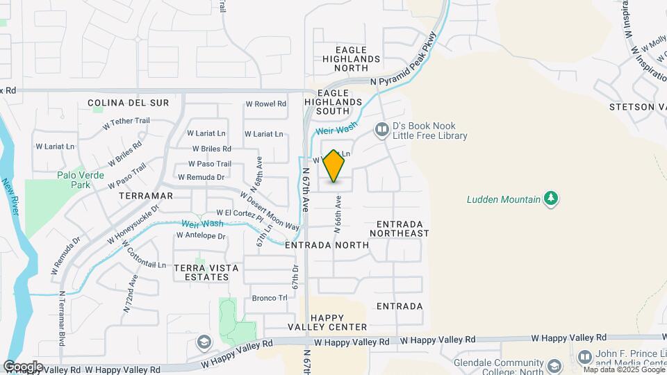 6606 W Prickly Pear Trail Map and Location Details