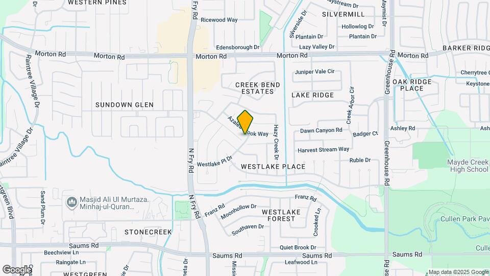 19702 Creek Bend Trail Map and Location Details