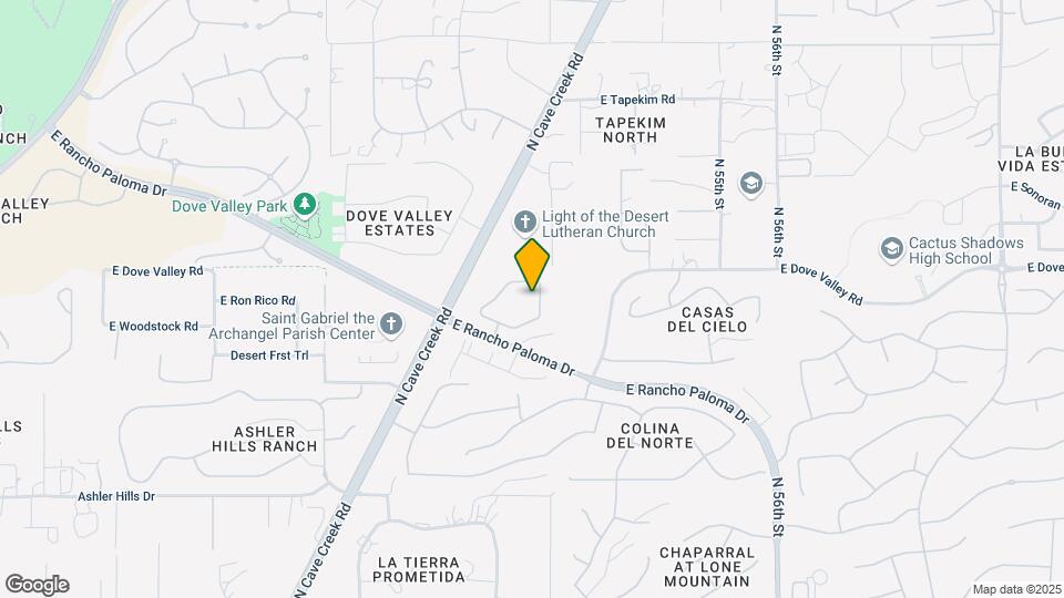 5100 E Rancho Paloma Dr Map and Location Details