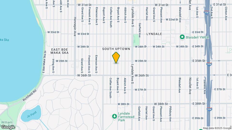 3512 Bryant Ave S Map and Location Details