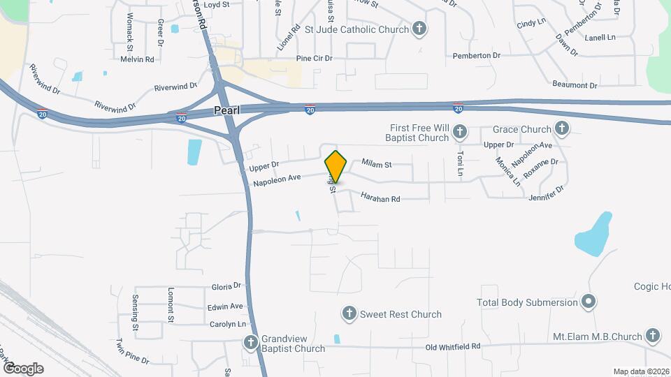 520 Luling St Map and Location Details