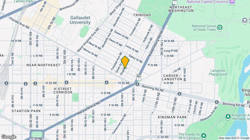 1201 Staples St NE Map and Location Details
