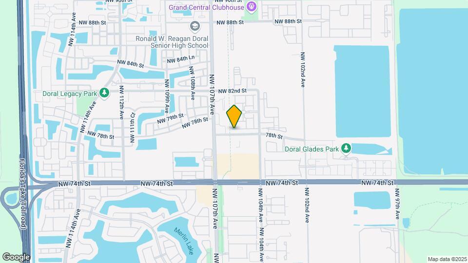 10590 NW 78th Ter Mapa y Detalles de la Ubicación